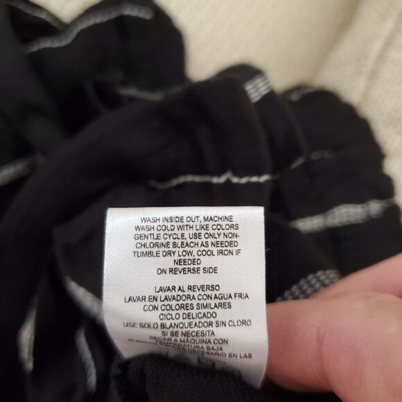 Ten Sixty Sherman Paperbag Tie Waist Pants - size Small in Black - Picture 14 of 15